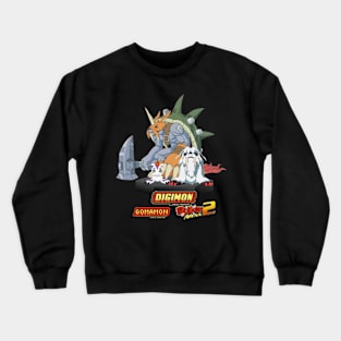 Gomamon Evolutions-For Digimon Rumble Arena lovers Crewneck Sweatshirt